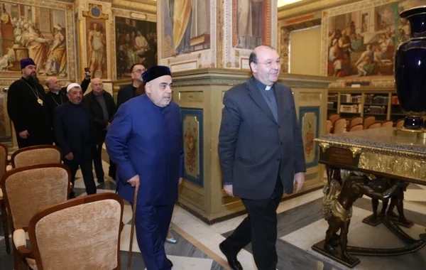 Azərbaycandakı dini konfessiyaların rəhbərlərindən ibarət nümayəndə heyəti Vatikan Apostol Kitabxanasında olub