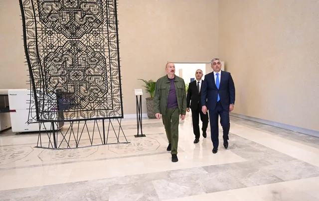 Prezident "Xankəndi" hotelinin açılışında iştirak edib - FOTO