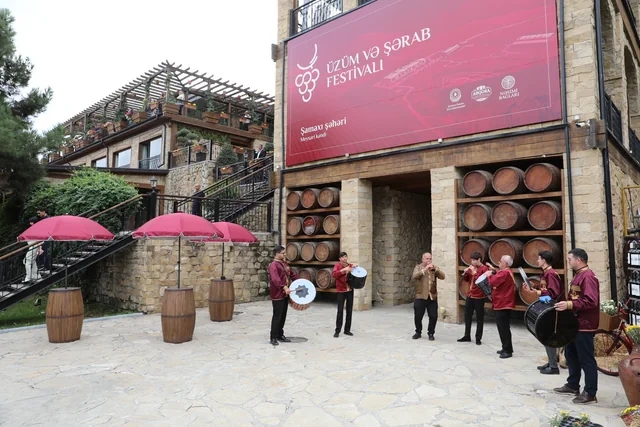 Şamaxıda Üzüm və Şərab Festivalı başlayıb - Foto - Video