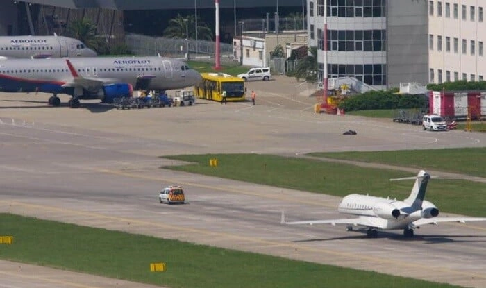 Soçi aeroportunda izdiham: Təyyarələr uça bilmir - Video