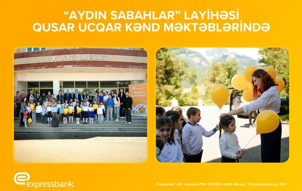 "Expressbank" Qusarın bütün ucqar kəndlərində birinciləri sevindirib