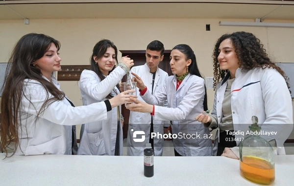 Laboratoriyalardan auditoriyalara: Bakı Dövlət Universitetinin iki fakültəsinin elmi həyatı fotolarda