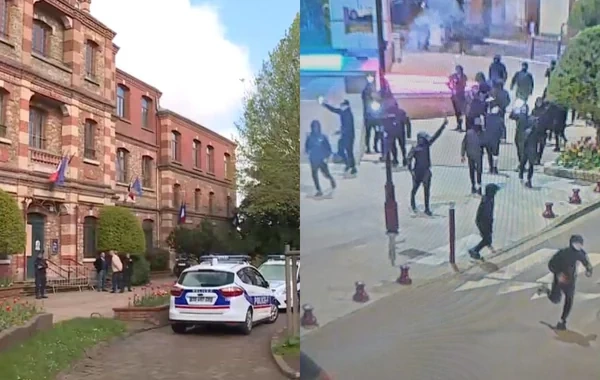 Parisdə bələdiyyə binasına hücum edildi - SEÇKİSONRASI TƏXRİBAT?