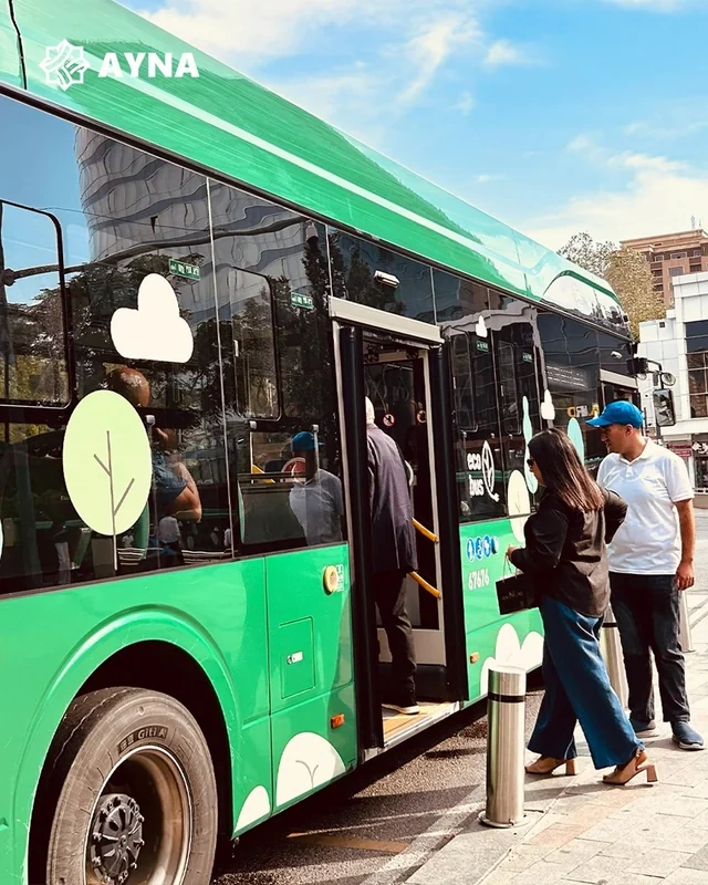 M2 nömrəli ekspres avtobuslara ikinci validator quraşdırılıb - FOTO