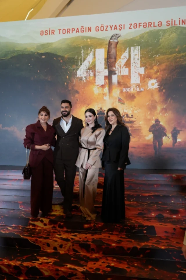 "44" bədii filminin premyerası baş tutub: Arzu Əliyeva və Alyona Əliyeva təqdimatda iştirak ediblər - Foto