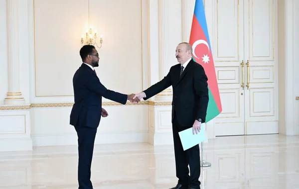 Prezident Somalinin Azərbaycanda yeni təyin olunmuş səfirini qəbul edib - FOTO