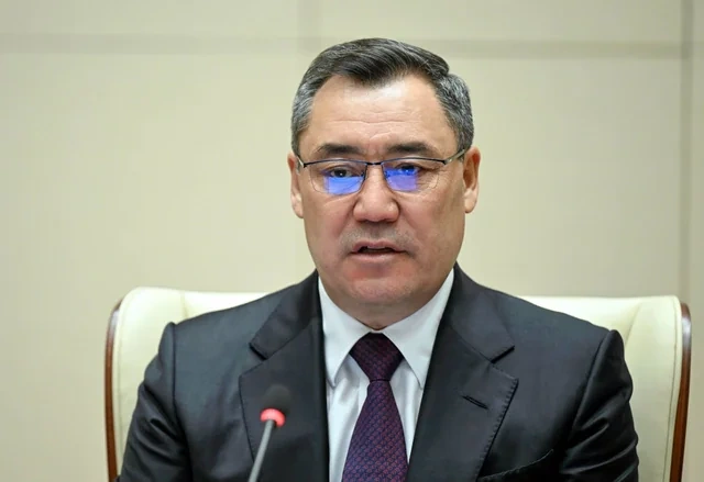 Qırğız Respublikasının Prezidenti Sadır Japarov Milli Məclisin sədri Sahibə Qafarovanı qəbul edib - Foto