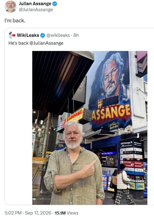 Culian Assanjdan xəbər var: "WikiLeaks" layihəsinin yaradıcısı səssizliyini pozdu - FOTO