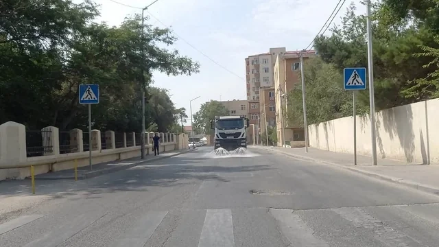 Bakıda böyük təmizlik - FOTO