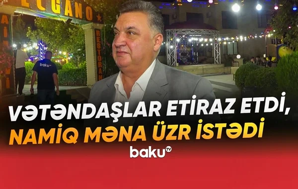 Namiq Mənanın meyxana dediyi restoranda nə baş verir? - VİDEO