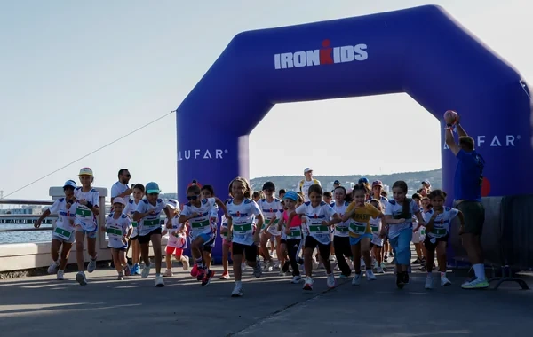 "Alufar IRONMAN 70.3 Baku" çərçivəsində "IRONKIDS" və "Fun Run" yarışları keçirilib - FOTO