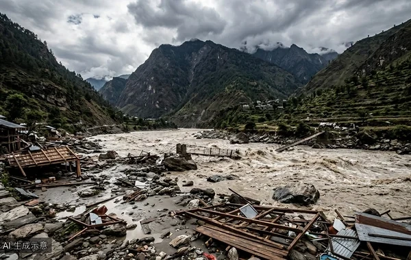 Çin-Nepal sərhədində torpaq sürüşməsi: İtkin düşənlər var - VİDEO