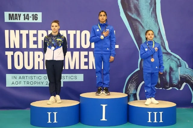 Azərbaycan gimnastları "AGF Trophy" beynəlxalq turnirini 16 medalla başa vurublar