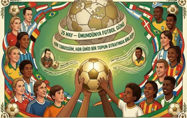 Milyardların eyni notda vuran ürəyi: 25 may Dünya Futbol Günüdür!