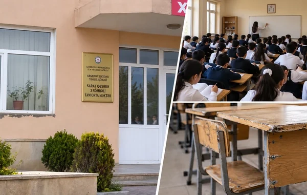 Sarayda "unikal" təhsil müəssisəsi: "İki min yerlik məktəbdə altı min şagird oxuyur"