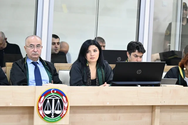 Ermənistan vətəndaşlarının şikayətləri üzrə apellyasiya məhkəməsi prokurorların çıxışları ilə davam etdirilib - FOTO