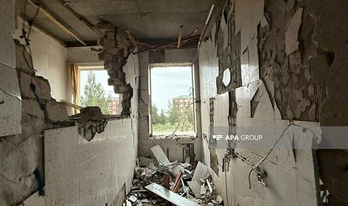 İranın zərbəsindən sonra məktəb bu günə düşdü - Foto