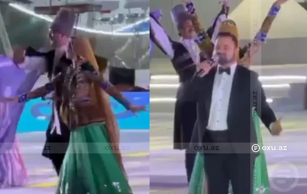 Türkmənistanda liderlərin görüşündən sonra keçirilən konsert proqramında Azərbaycan mahnısı səsləndi - Video