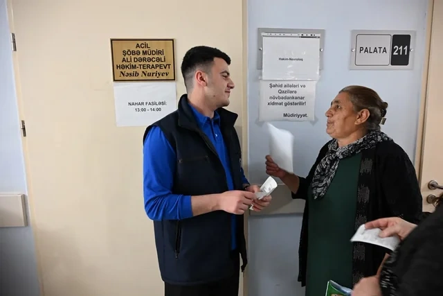 Daşkəsəndə "Həmkardan həmkara qayğı ilə" sosial layihəsi çərçivəsində ödənişsiz tibbi müayinələr keçirilib