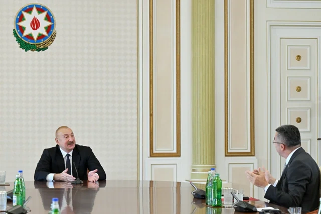 Prezident Ramil Usubovu və həmkarlarını qəbul edib - FOTO