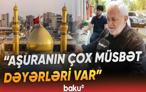"Mərasim peyğəmbər ailəsinə ehtiramın əlamətidir" - Gəncədə nümunəvi Aşura ənənəsi - VİDEO