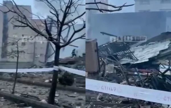 Raket zərbələrindən sonra Təbrizdəki dağıntıların görüntüləri - VİDEO
