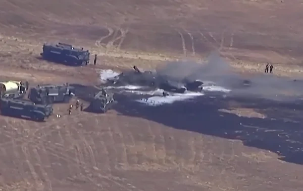 ABŞ-nin Kaliforniya ştatında "F-35" yandı - VİDEO