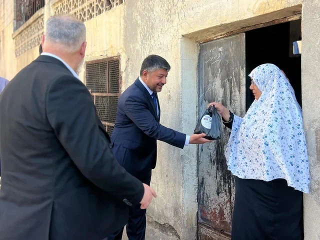 Azərbaycan Suriyada 1000 ailəyə humanitar yardım göstərib - FOTO