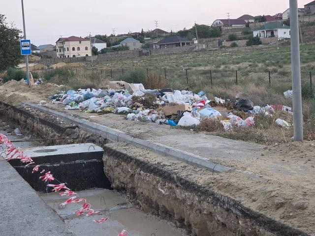 Mehdiabad-Pirşağı yolunda antisanitar vəziyyət: Vətəndaşlar çətinlik çəkirlər - FOTO