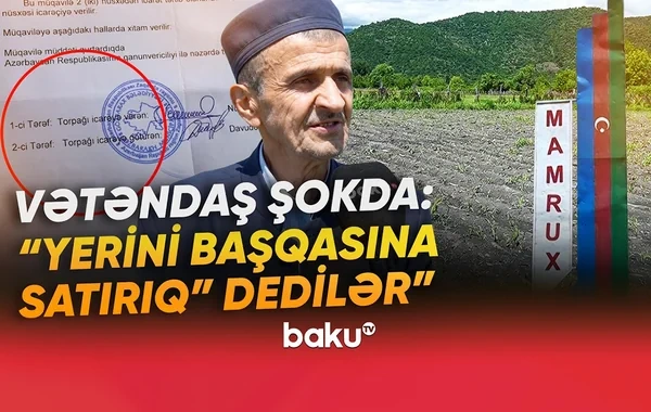 Zaqatalada icarə torpağı mübahisəsi: "Dedi ki, narazısansa, get..." - VİDEO
