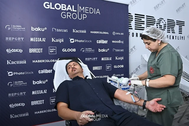 "Global Media Group" talassemiyalı xəstələr üçün qanvermə aksiyası keçirib - FOTO - VİDEO
