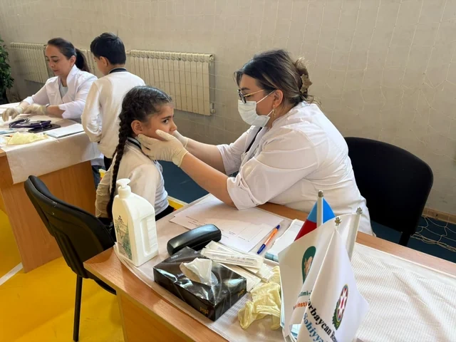 Səhiyyə Nazirliyi Xankəndidə uşaqlar üçün tibbi aksiya keçirdi - FOTO