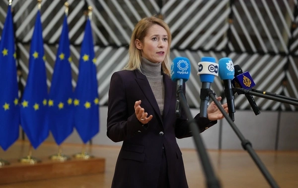 Kaya Kallas: "Aİ 2025-ci ildə Ukraynaya silah tədarükü üçün rekord məbləğ xərcləyib"