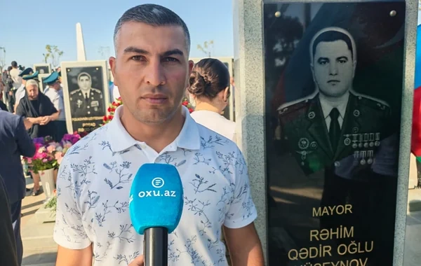 Ruslan İsmayılov: "Mayor Rəhim Hüseynov hər zaman xatirəmizdə yaşayacaq" - FOTO