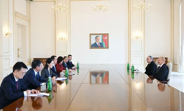 İlham Əliyev Çinin baş prokurorunu qəbul edib - FOTO
