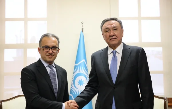 Ramin Məmmədov Türk Dövlətləri Təşkilatının baş katibi ilə görüşüb