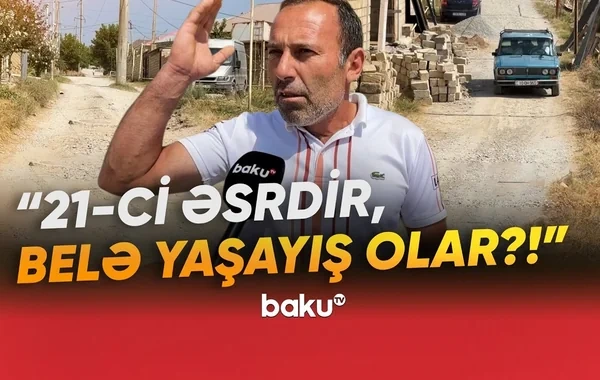 Şamaxı sakinlərini boğaza yığan problem: "21-ci əsrdir, belə yaşayış olar?!" - VİDEO