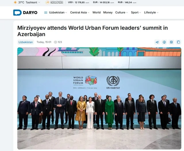 Bakıda keçirilən WUF13 dünya mediasının diqqət mərkəzindədir