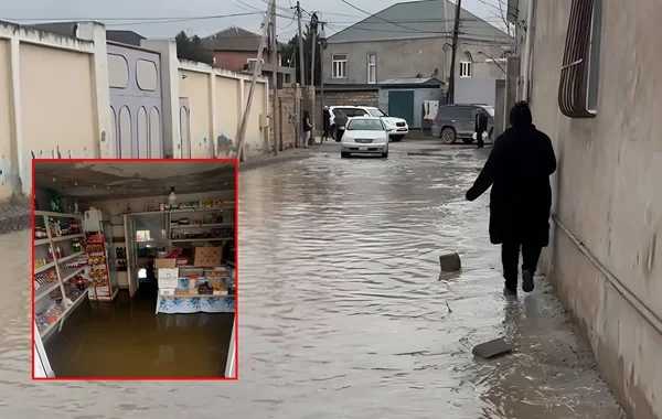 Abşeronda acınacaqlı durum: Həyətlərə çirkab su dolub, kanalizasiya xətti isə yoxdur - VİDEO
