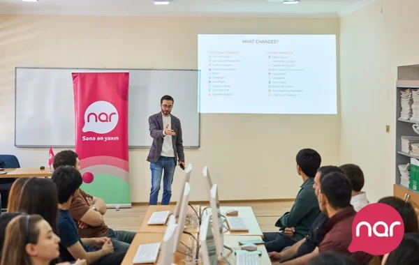 "Nar" Gəncədə tələbələr üçün marketinq və karyera təlimləri təşkil edib - FOTO