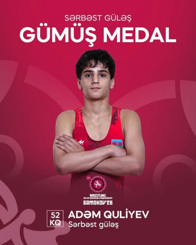 Azərbaycan güləşçisi Avropa çempionu oldu - FOTO