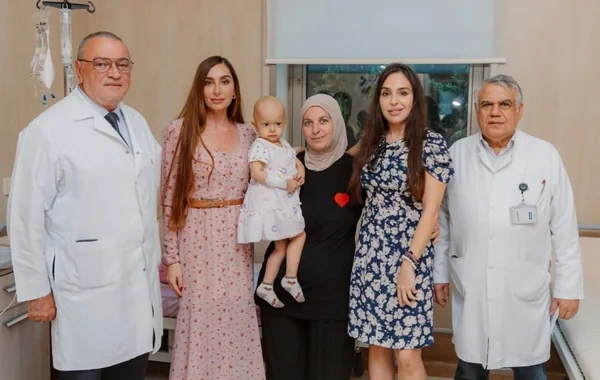 Leyla və Arzu Əliyevalar Milli Onkologiya Mərkəzində olublar - FOTO