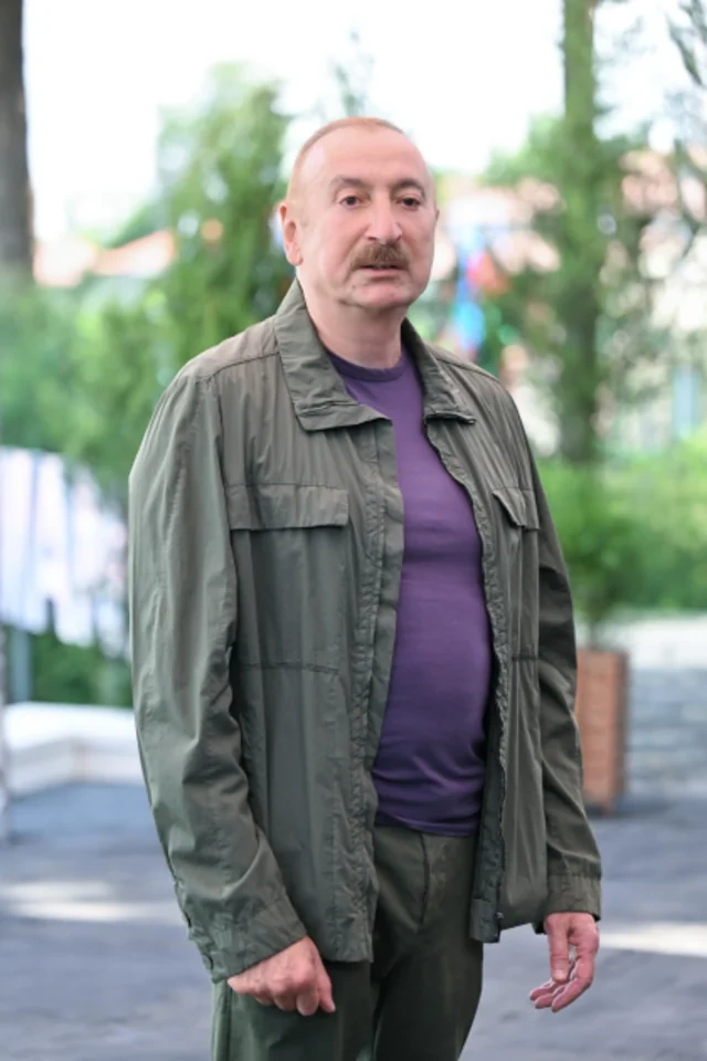 İlham Əliyev Xocavənd rayonunun Quzeyxırman kəndində olub - FOTO