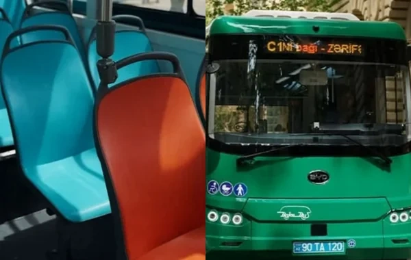 Bakının mərkəzində PULSUZ mikroavtobuslar fəaliyyətə başladı - FOTO