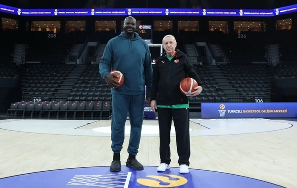 Ərdoğan məşhur NBA ulduzu ilə meydana çıxdı