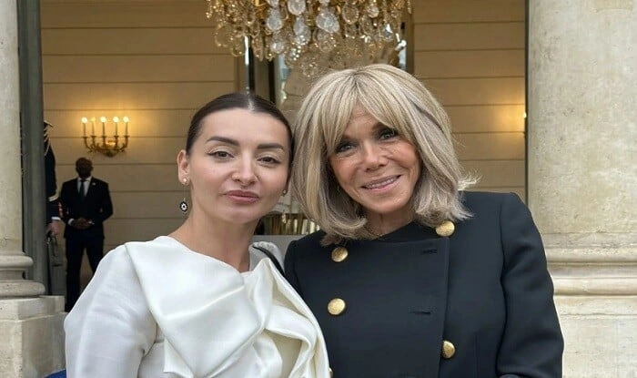 Leyla Abdullayeva Bricit Makronla görüşdü