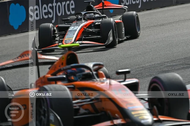 "Formula-2" üzrə Azərbaycan Qran-prisində qaliblər mükafatlandırıldılar - FOTO
