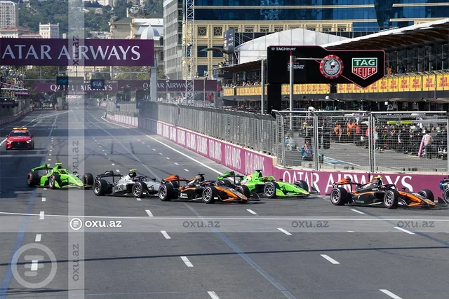 "Formula-2" üzrə Azərbaycan Qran-prisində qaliblər mükafatlandırıldılar - FOTO