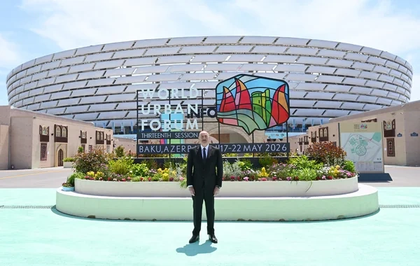 Prezident İlham Əliyev Bakı Olimpiya Stadionunun ərazisində WUF13 ilə bağlı görülən işlərlə tanış olub - FOTO