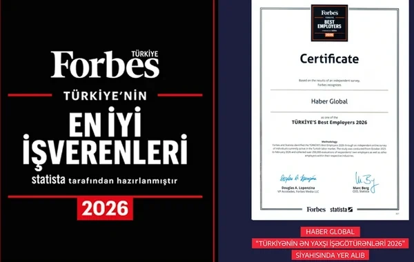 Haber Global "Türkiyənin Ən Yaxşı İşəgötürənləri 2026" siyahısında yer alıb - FOTO